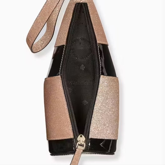 Kate Spade Chestnut Street Champagne Wristlet Cheers Darling - Picture 2 of 11